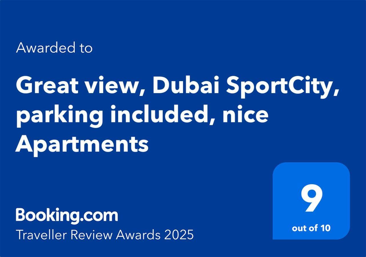 Great View, Dubai Sportcity, Parking Included, Nice Apartments 외부 사진